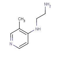 915922-09-7 N'-(3-methylpyridin-4-yl)ethane-1,2-diamine chemical structure