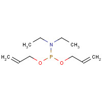 5954-30-3 N-bis(prop-2-enoxy)phosphanyl-N-ethylethanamine chemical structure