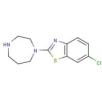 348134-09-8 6-chloro-2-(1,4-diazepan-1-yl)-1,3-benzothiazole chemical structure