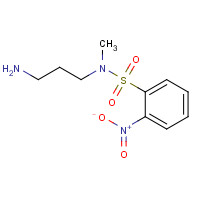 878649-38-8 N-(3-aminopropyl)-N-methyl-2-nitrobenzenesulfonamide chemical structure