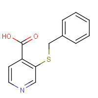 117569-82-1 3-benzylsulfanylpyridine-4-carboxylic acid chemical structure