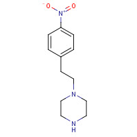 91098-69-0 1-[2-(4-nitrophenyl)ethyl]piperazine chemical structure