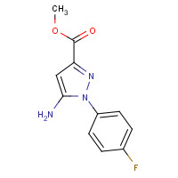 1368677-65-9 methyl 5-amino-1-(4-fluorophenyl)pyrazole-3-carboxylate chemical structure