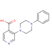 1461602-23-2 3-(4-phenylpiperazin-1-yl)pyridine-4-carboxylic acid chemical structure