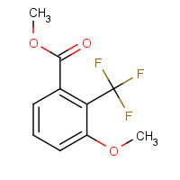 1214375-41-3 methyl 3-methoxy-2-(trifluoromethyl)benzoate chemical structure