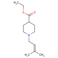 152902-77-7 ethyl 1-(3-methylbut-2-enyl)piperidine-4-carboxylate chemical structure