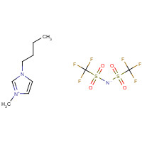 174899-83-3 bis(trifluoromethylsulfonyl)azanide;1-butyl-3-methylimidazol-3-ium chemical structure