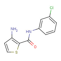 409364-86-9 3-amino-N-(3-chlorophenyl)thiophene-2-carboxamide chemical structure