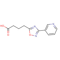878437-11-7 4-(3-pyridin-3-yl-1,2,4-oxadiazol-5-yl)butanoic acid chemical structure