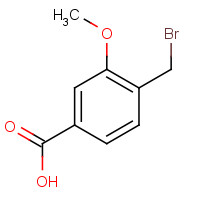 118684-13-2 4-(bromomethyl)-3-methoxybenzoic acid chemical structure