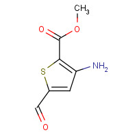 946605-33-0 methyl 3-amino-5-formylthiophene-2-carboxylate chemical structure