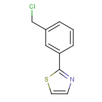 906352-60-1 2-[3-(chloromethyl)phenyl]-1,3-thiazole chemical structure