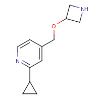 1400764-97-7 4-(azetidin-3-yloxymethyl)-2-cyclopropylpyridine chemical structure