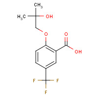 1217420-37-5 2-(2-hydroxy-2-methylpropoxy)-5-(trifluoromethyl)benzoic acid chemical structure