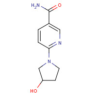 1429414-76-5 6-(3-hydroxypyrrolidin-1-yl)pyridine-3-carboxamide chemical structure