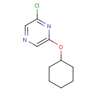 1016681-36-9 2-chloro-6-cyclohexyloxypyrazine chemical structure