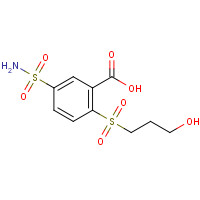 108966-68-3 2-(3-hydroxypropylsulfonyl)-5-sulfamoylbenzoic acid chemical structure