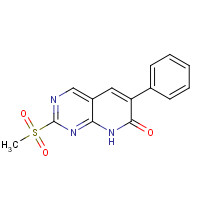 867353-45-5 2-methylsulfonyl-6-phenyl-8H-pyrido[2,3-d]pyrimidin-7-one chemical structure