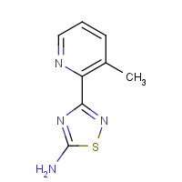 1179362-60-7 3-(3-methylpyridin-2-yl)-1,2,4-thiadiazol-5-amine chemical structure