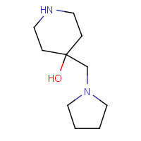 942031-83-6 4-(pyrrolidin-1-ylmethyl)piperidin-4-ol chemical structure