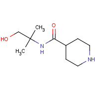 40051-33-0 N-(1-hydroxy-2-methylpropan-2-yl)piperidine-4-carboxamide chemical structure