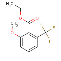 1214335-20-2 ethyl 2-methoxy-6-(trifluoromethyl)benzoate chemical structure