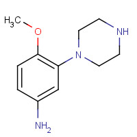 148546-90-1 4-methoxy-3-piperazin-1-ylaniline chemical structure