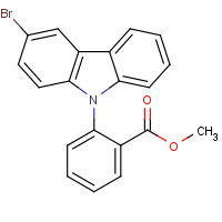 1290058-03-5 methyl 2-(3-bromocarbazol-9-yl)benzoate chemical structure