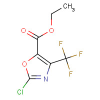 78451-14-6 ethyl 2-chloro-4-(trifluoromethyl)-1,3-oxazole-5-carboxylate chemical structure