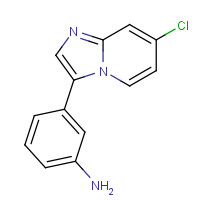 1036761-84-8 3-(7-chloroimidazo[1,2-a]pyridin-3-yl)aniline chemical structure