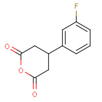 381677-75-4 4-(3-fluorophenyl)oxane-2,6-dione chemical structure