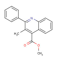 74960-43-3 methyl 3-methyl-2-phenylquinoline-4-carboxylate chemical structure