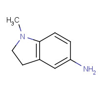 64180-07-0 1-methyl-2,3-dihydroindol-5-amine chemical structure