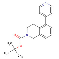 1430217-25-6 tert-butyl 5-pyridin-4-yl-3,4-dihydro-1H-isoquinoline-2-carboxylate chemical structure
