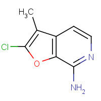 1326713-73-8 2-chloro-3-methylfuro[2,3-c]pyridin-7-amine chemical structure
