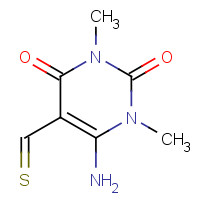 181465-38-3 4-amino-1,3-dimethyl-2,6-dioxopyrimidine-5-carbothialdehyde chemical structure
