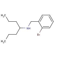 1109229-76-6 N-[(2-bromophenyl)methyl]heptan-4-amine chemical structure