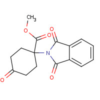 917887-36-6 methyl 1-(1,3-dioxoisoindol-2-yl)-4-oxocyclohexane-1-carboxylate chemical structure