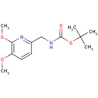 1142192-08-2 tert-butyl N-[(5,6-dimethoxypyridin-2-yl)methyl]carbamate chemical structure