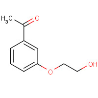 126572-94-9 1-[3-(2-hydroxyethoxy)phenyl]ethanone chemical structure