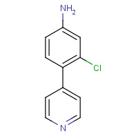 215949-71-6 3-chloro-4-pyridin-4-ylaniline chemical structure
