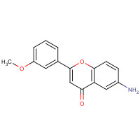 405216-95-7 6-amino-2-(3-methoxyphenyl)chromen-4-one chemical structure
