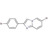 38224-37-2 6-bromo-2-(4-bromophenyl)imidazo[1,2-a]pyridine chemical structure