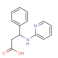 1135400-24-6 3-phenyl-3-(pyridin-2-ylamino)propanoic acid chemical structure