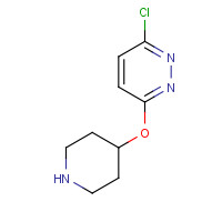 1185536-63-3 3-chloro-6-piperidin-4-yloxypyridazine chemical structure
