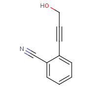 210884-99-4 2-(3-hydroxyprop-1-ynyl)benzonitrile chemical structure