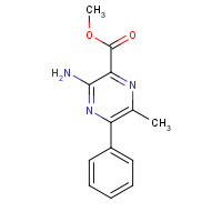 5284-14-0 methyl 3-amino-6-methyl-5-phenylpyrazine-2-carboxylate chemical structure