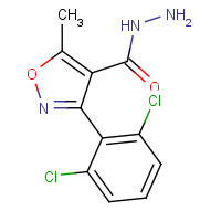 263255-98-7 3-(2,6-dichlorophenyl)-5-methyl-1,2-oxazole-4-carbohydrazide chemical structure