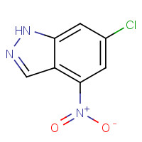 885519-50-6 6-chloro-4-nitro-1H-indazole chemical structure