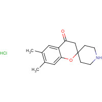 1216162-07-0 6,7-dimethylspiro[3H-chromene-2,4'-piperidine]-4-one;hydrochloride chemical structure